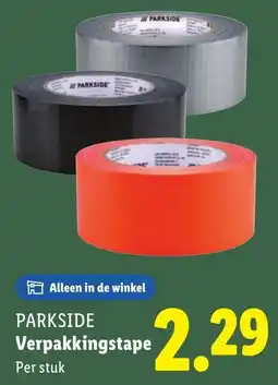 Lidl PARKSIDE Verpakkingstape aanbieding