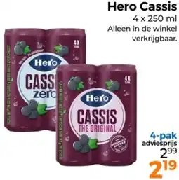 Trekpleister Hero Cassis aanbieding
