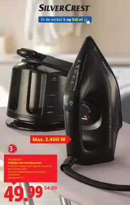 Lidl SILVERCREST Strijkijzer met stoomgenerator aanbieding