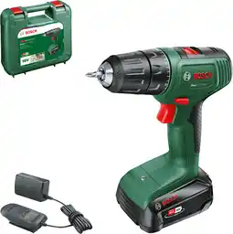 Amazon Bosch accuboormachine EasyDrill 18V-40 (1 accu 2,0 Ah, 18 Volt System, in opbergkoffer) aanbieding