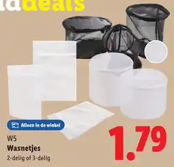 Lidl W5 Wasnetjes aanbieding