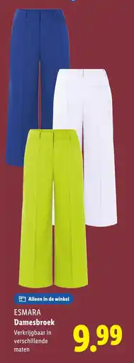 Lidl ESMARA Damesbroek aanbieding