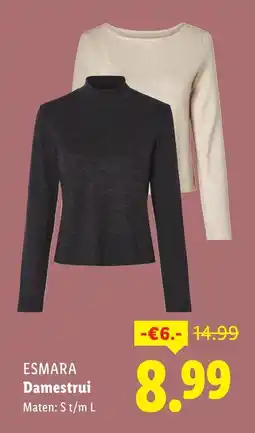 Lidl ESMARA Damestrui aanbieding