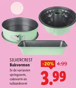 Lidl SILVERCREST Bakvormen aanbieding