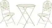 Praxis Beliani Bistroset Bivio Groen 70x70x73 Cm aanbieding