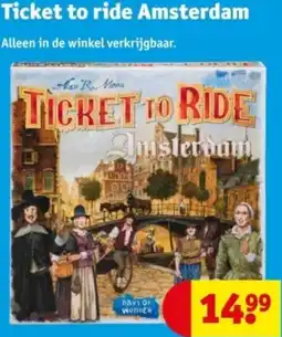 Kruidvat Ticket to ride Amsterdam aanbieding