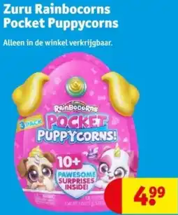 Kruidvat Zuru Rainbocorns Pocket Puppycorns aanbieding