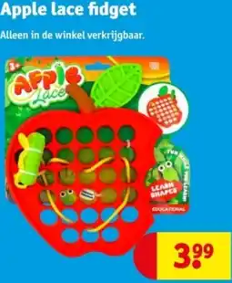 Kruidvat Apple lace fidget aanbieding