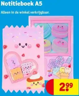 Kruidvat Notitieboek A5 aanbieding