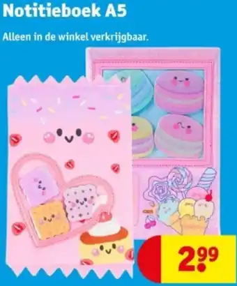 Kruidvat Notitieboek A5 aanbieding