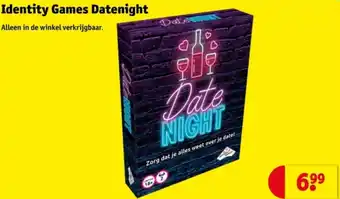 Kruidvat Identity Games Datenight aanbieding