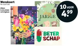 Kruidvat Wenskaart aanbieding