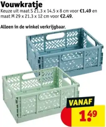 Kruidvat Vouwkratje aanbieding