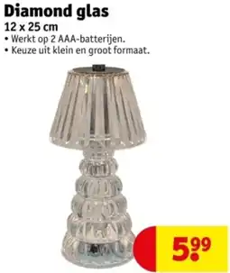 Kruidvat Diamond glas aanbieding
