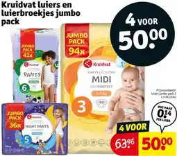 Kruidvat Kruidvat luiers en luierbroekjes jumbo pack aanbieding