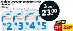 Kruidvat Kruidvat opvolg en peutermelk standaard aanbieding