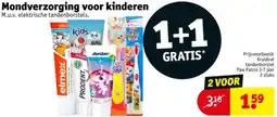 Kruidvat Mondverzorging voor kinderen aanbieding