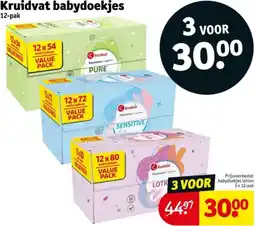 Kruidvat Kruidvat babydoekjes aanbieding