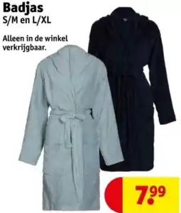 Kruidvat Badjas aanbieding