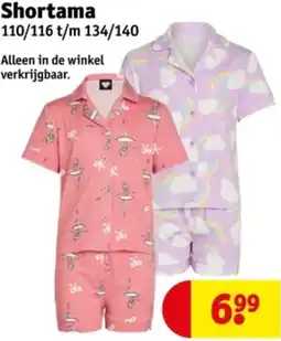 Kruidvat Shortama aanbieding
