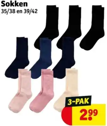 Kruidvat Sokken aanbieding