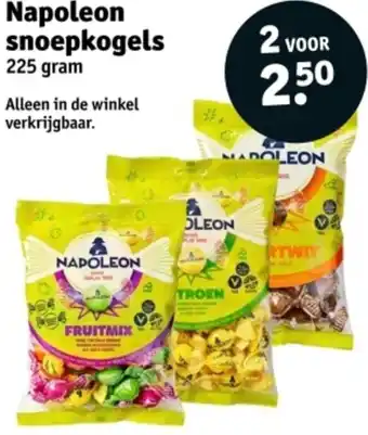 Kruidvat Napoleon snoepkogels aanbieding