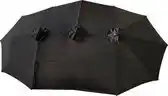 Praxis HAPPY GARDEN - Dubbele parasol 2,7x4,6m LINAI zwart aanbieding