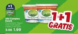 PLUS Alle Campina Kwark aanbieding
