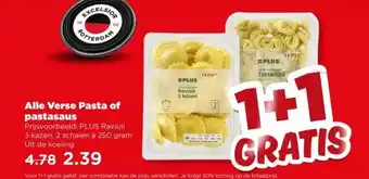 PLUS Alle Verse Pasta of pastasaus aanbieding