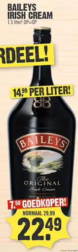 Super Dirck 3 BAILEYS IRISH CREAM aanbieding