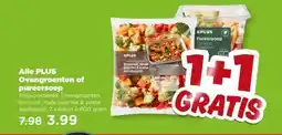 PLUS Alle PLUS Ovengroenten of pureersoep aanbieding