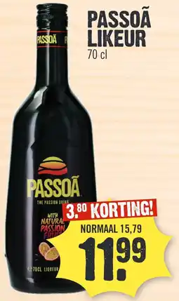 Super Dirck 3 PASSOÃ LIKEUR aanbieding