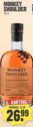 Super Dirck 3 MONKEY SHOULDER aanbieding
