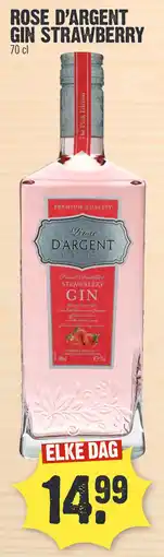 Super Dirck 3 ROSE D'ARGENT GIN STRAWBERRY aanbieding