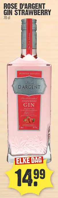 Super Dirck 3 ROSE D'ARGENT GIN STRAWBERRY aanbieding