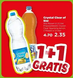 PLUS Crystal Clear of Sisi aanbieding