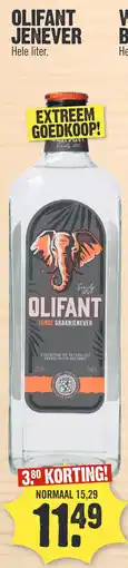 Super Dirck 3 OLIFANT JENEVER aanbieding