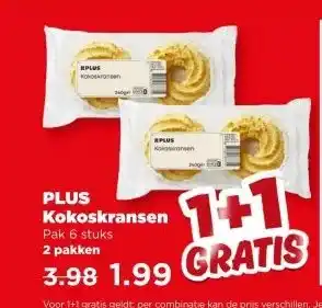 PLUS PLUS Kokoskransen aanbieding