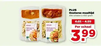 PLUS PLUS Oosterse maaltijd aanbieding