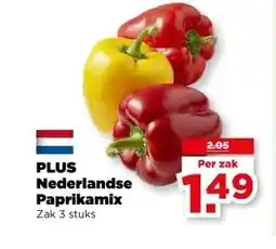 PLUS PLUS Nederlandse Paprikamix aanbieding