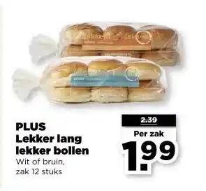 PLUS PLUS Lekker lang lekker bollen aanbieding
