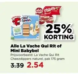 PLUS Alle La Vache Qui Rit of Mini Babybel aanbieding