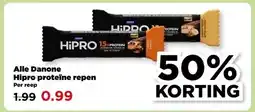 PLUS Alle Danone Hipro proteïne repen aanbieding