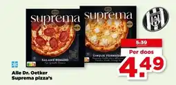 PLUS Alle Dr. Oetker Suprema pizza's aanbieding