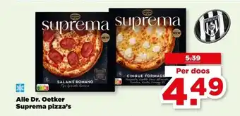 PLUS Alle Dr. Oetker Suprema pizza's aanbieding