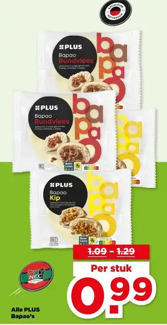 PLUS Alle PLUS Bapao's aanbieding
