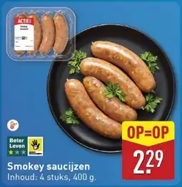 ALDI Smokey saucijzen aanbieding
