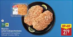 ALDI Boeren scharrelkipschnitzels aanbieding