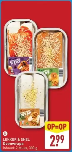 ALDI Lekker & Snel Ovenwraps aanbieding