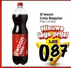 Vomar Voordeelmarkt G'woon Cola Regular aanbieding